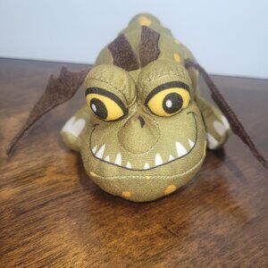 Spinmaster How to Train Your Dragon Meatlug Plush With Sound Green Gronckle